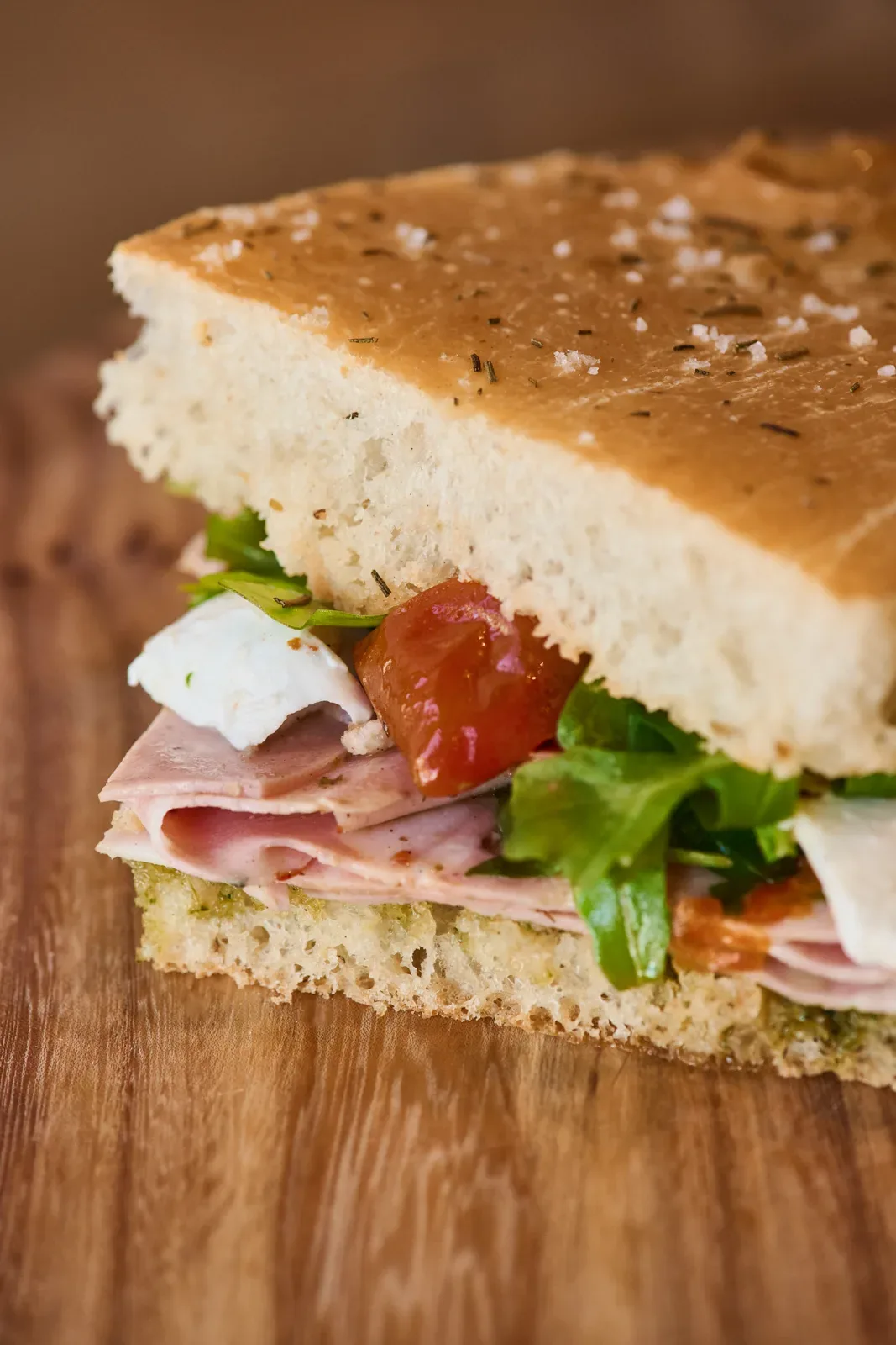 A homemade sandwich