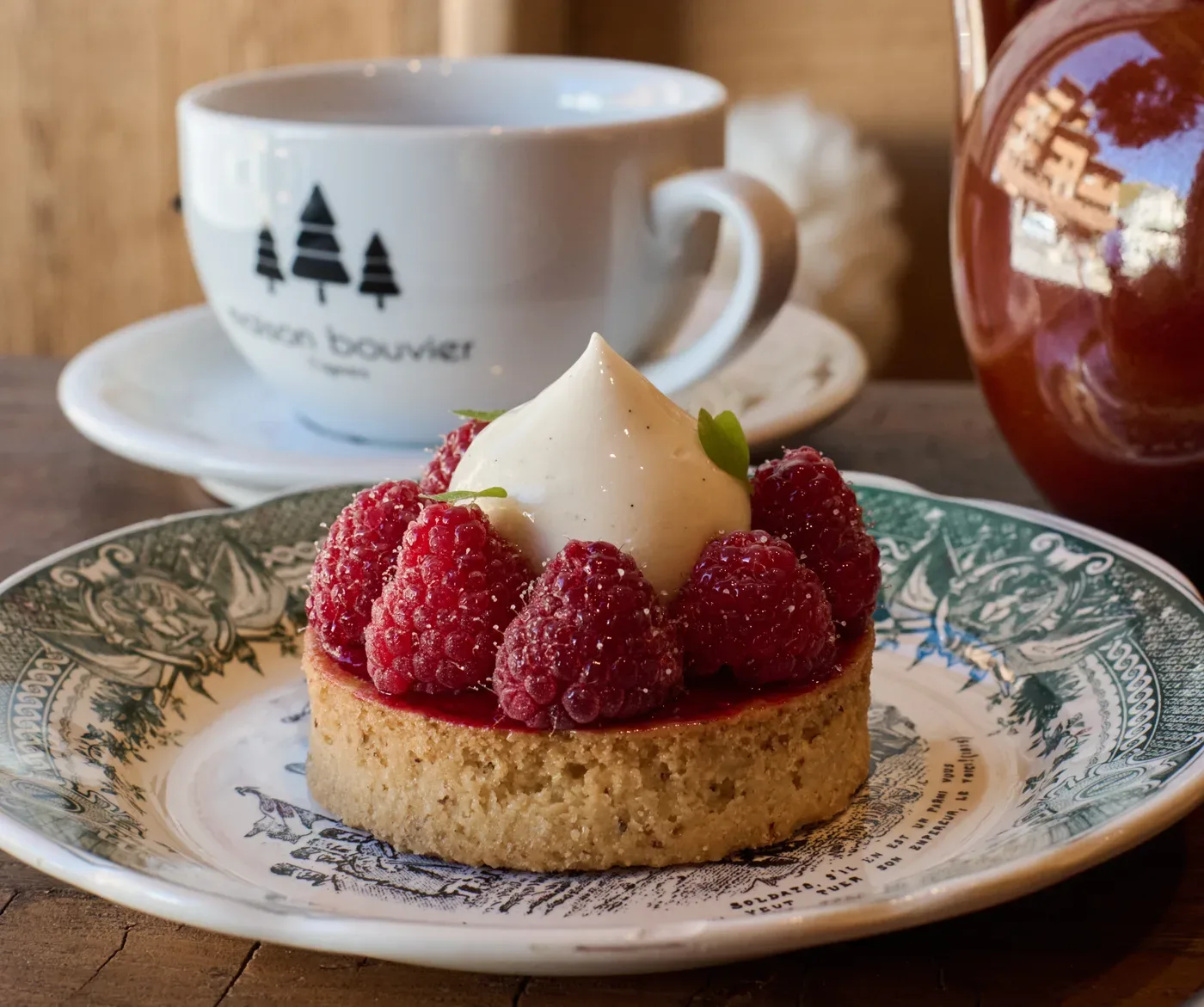 The raspberry tartlet