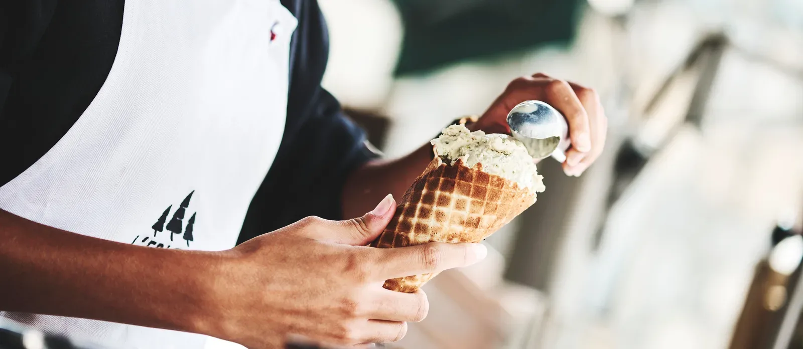 Un cornet de glace