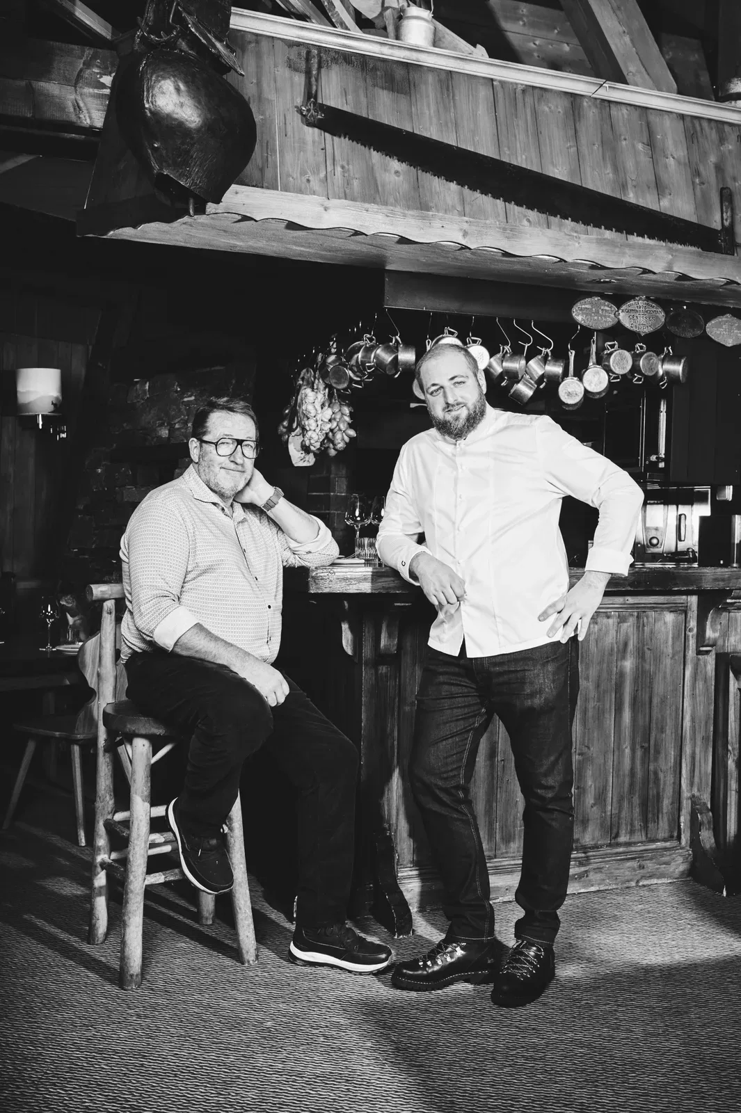 Jean-Michel et Clément Bouvier, père et fils
