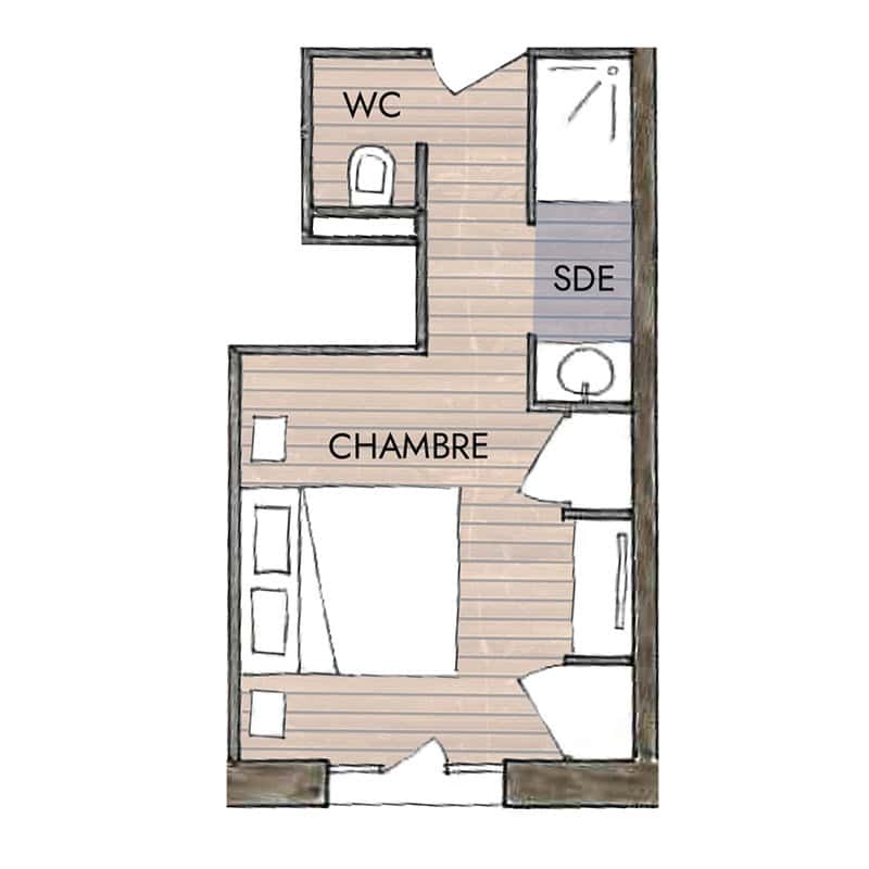 Plan de la Chambre Montagne