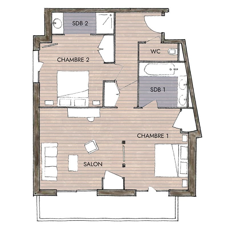 Plan de la Suite Tradition — plan 2